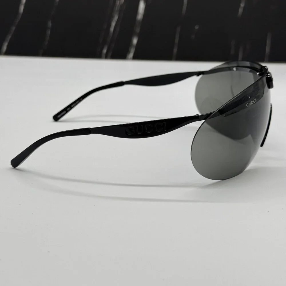 NEW GG1656S 001 GUCCI SHIELD MASK SUNGLASSES GUCCI